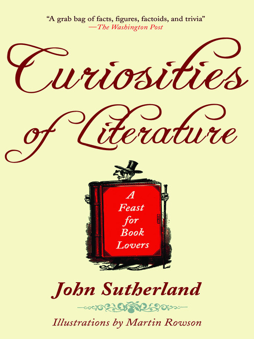 Title details for Curiosities of Literature by John Sutherland - Available